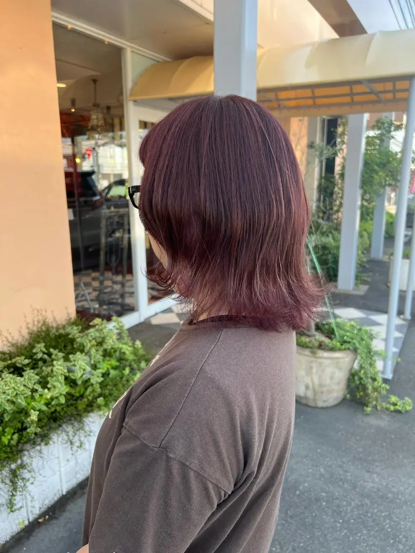 ミディアム カット ヘアカラー トリートメント 下條 真のヘアスタイル