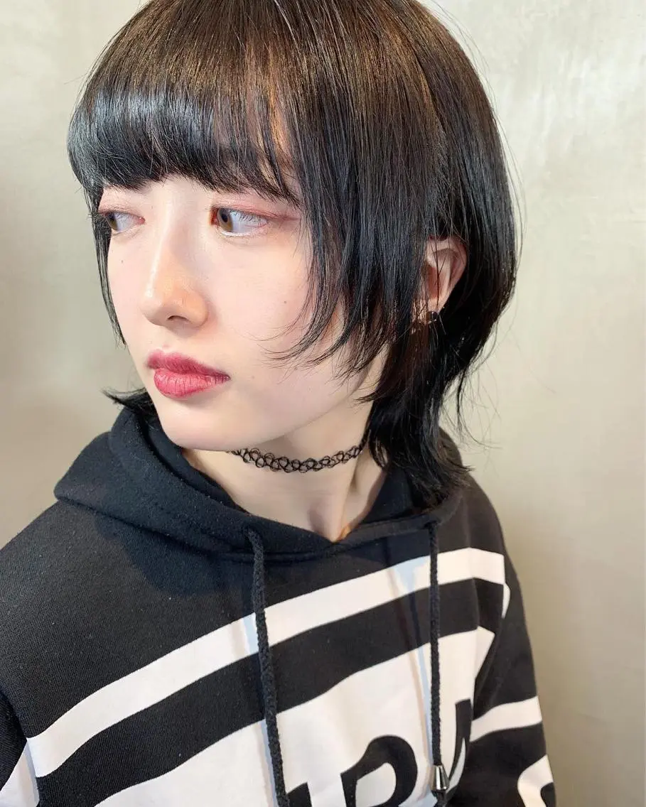 ショート カラー ウルフカット カット ヘアカラー トリートメント 優作 〜圧倒的信頼〜のヘアスタイル