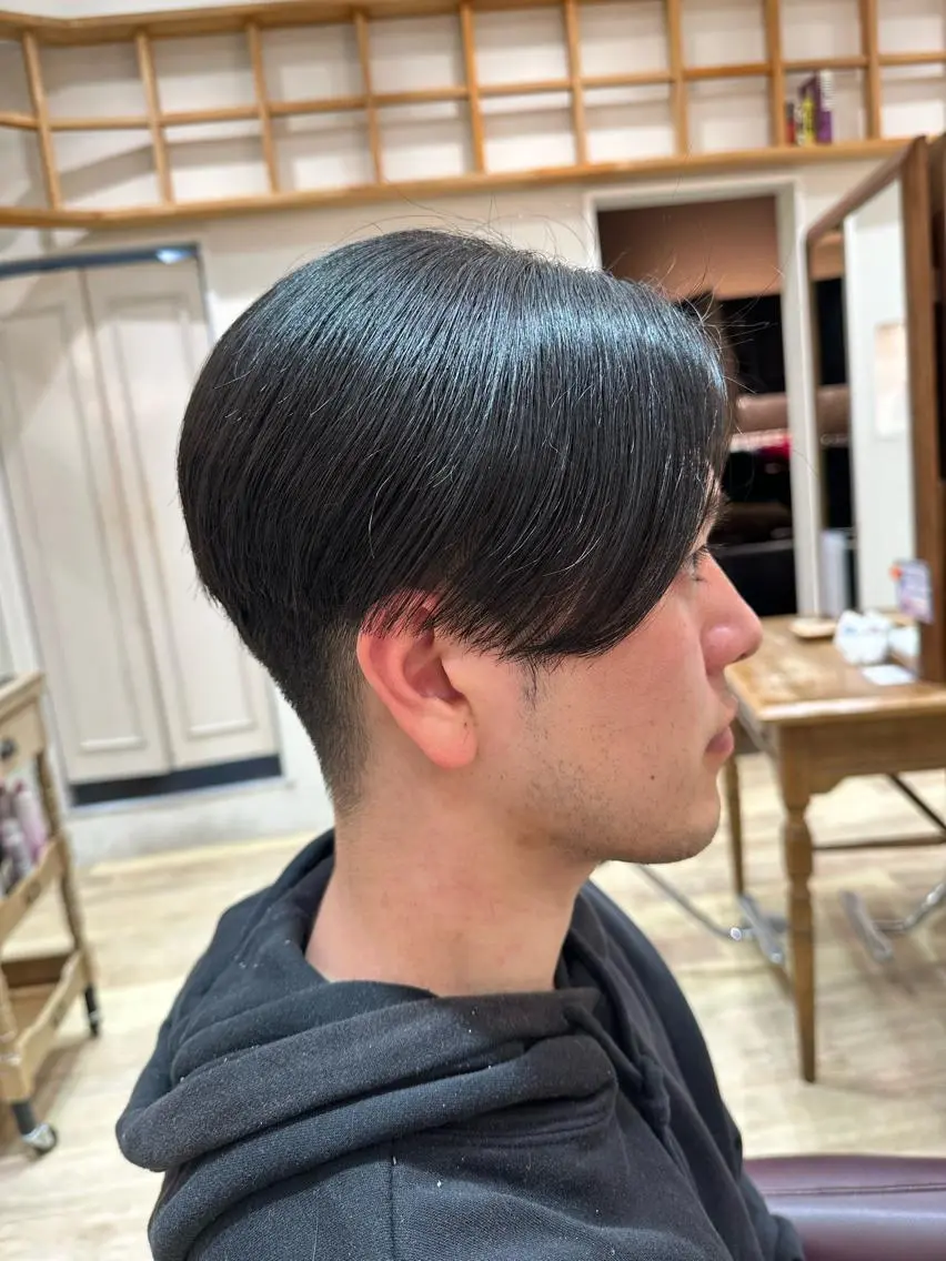 メンズ センターパート 宮原 智美のヘアスタイル