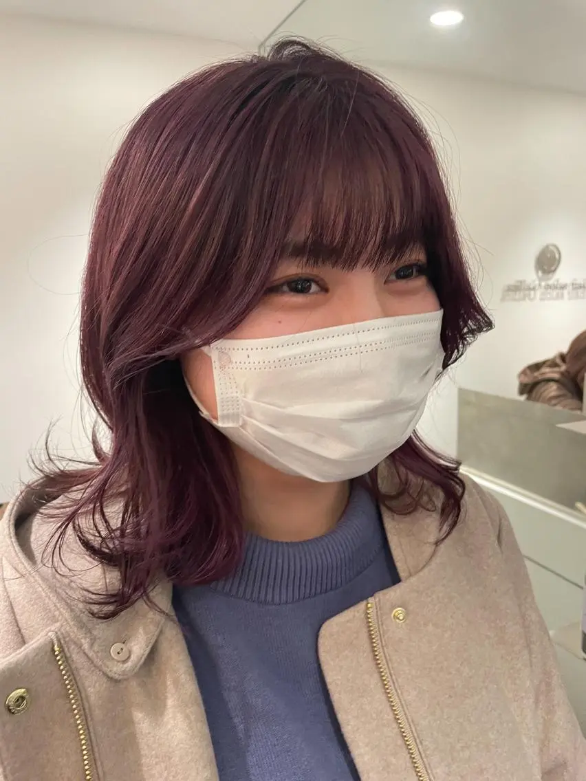 ミディアム カラー 🪞透け感&韓国ヘア 🪞honokaのヘアスタイル
