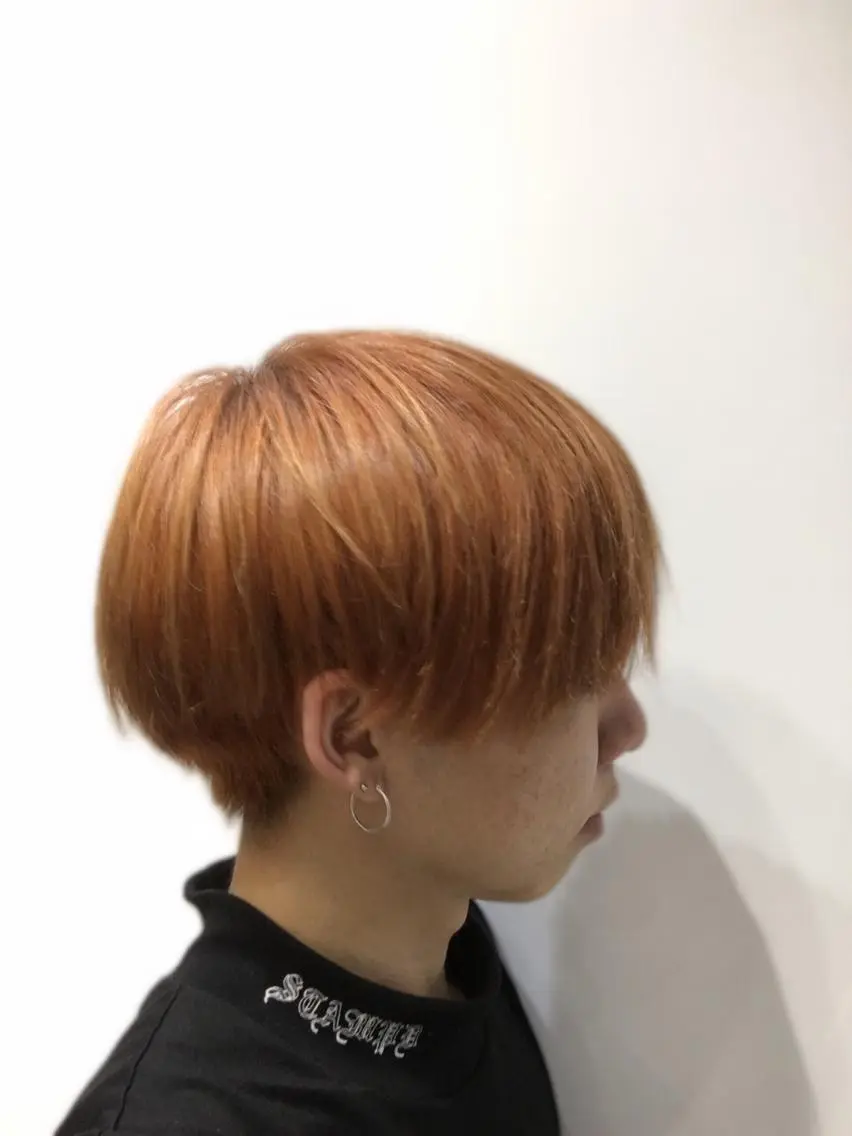 ショート カラー メンズ マッシュ メンズ特化🔥 アサオカカズキのヘアスタイル