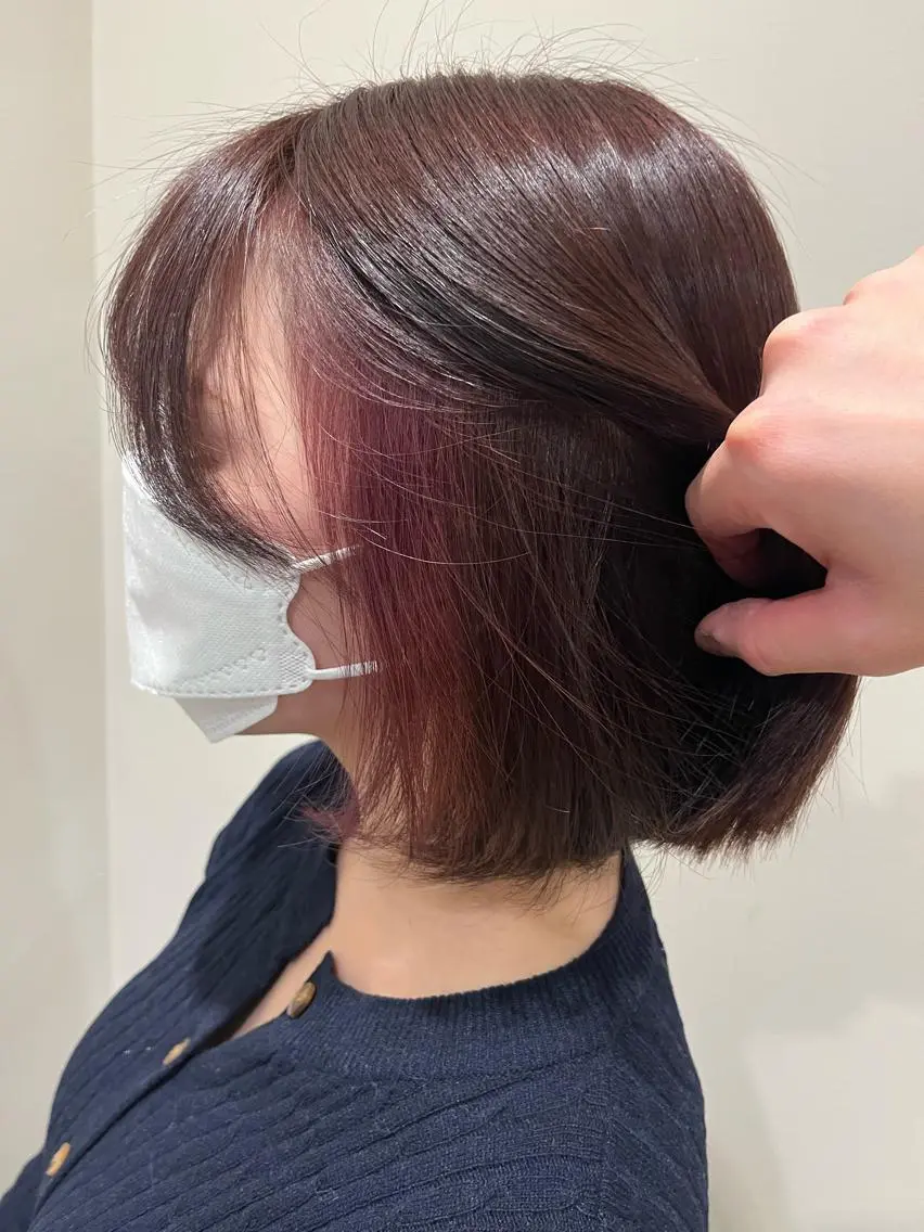ショート カラー ヘアアレンジ 高島 凜のヘアスタイル