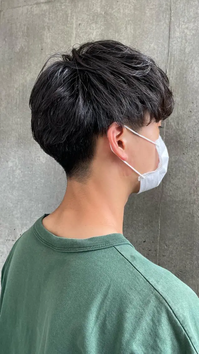 パーマ メンズ もりたみかこ 美容師お休み中のヘアスタイル