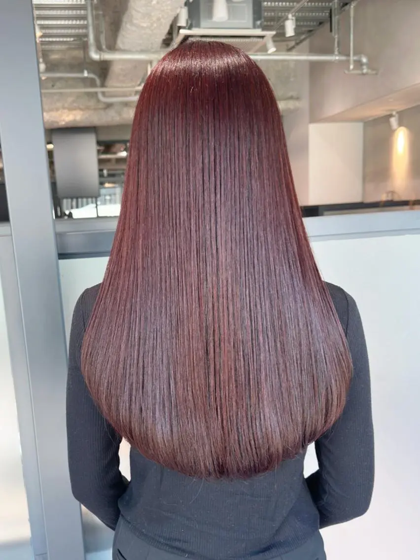 カラー セミロング くびれヘア レイヤーカット カット ヘアカラー トリートメント ITbyALBUM 浦和店のヘアスタイル