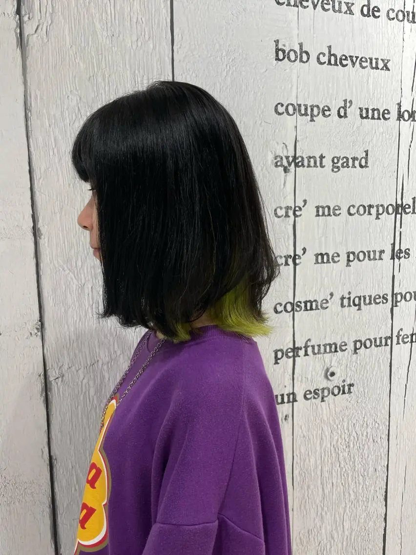 カラー インナーカラー 透明感カラー♪ Hanaeのヘアスタイル