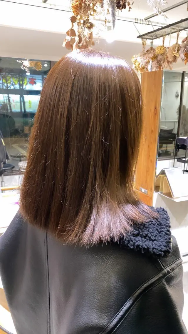 ミディアム 各務原/カラー/ブリ ーチお任せください！のヘアスタイル