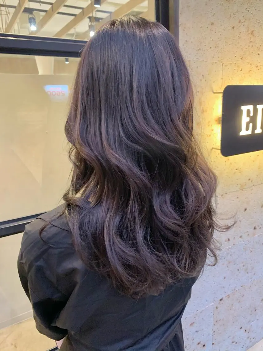 セミロング カット ヘアカラー トリートメント 🌟美髪縮毛矯正🌟 吉田冴一のヘアスタイル