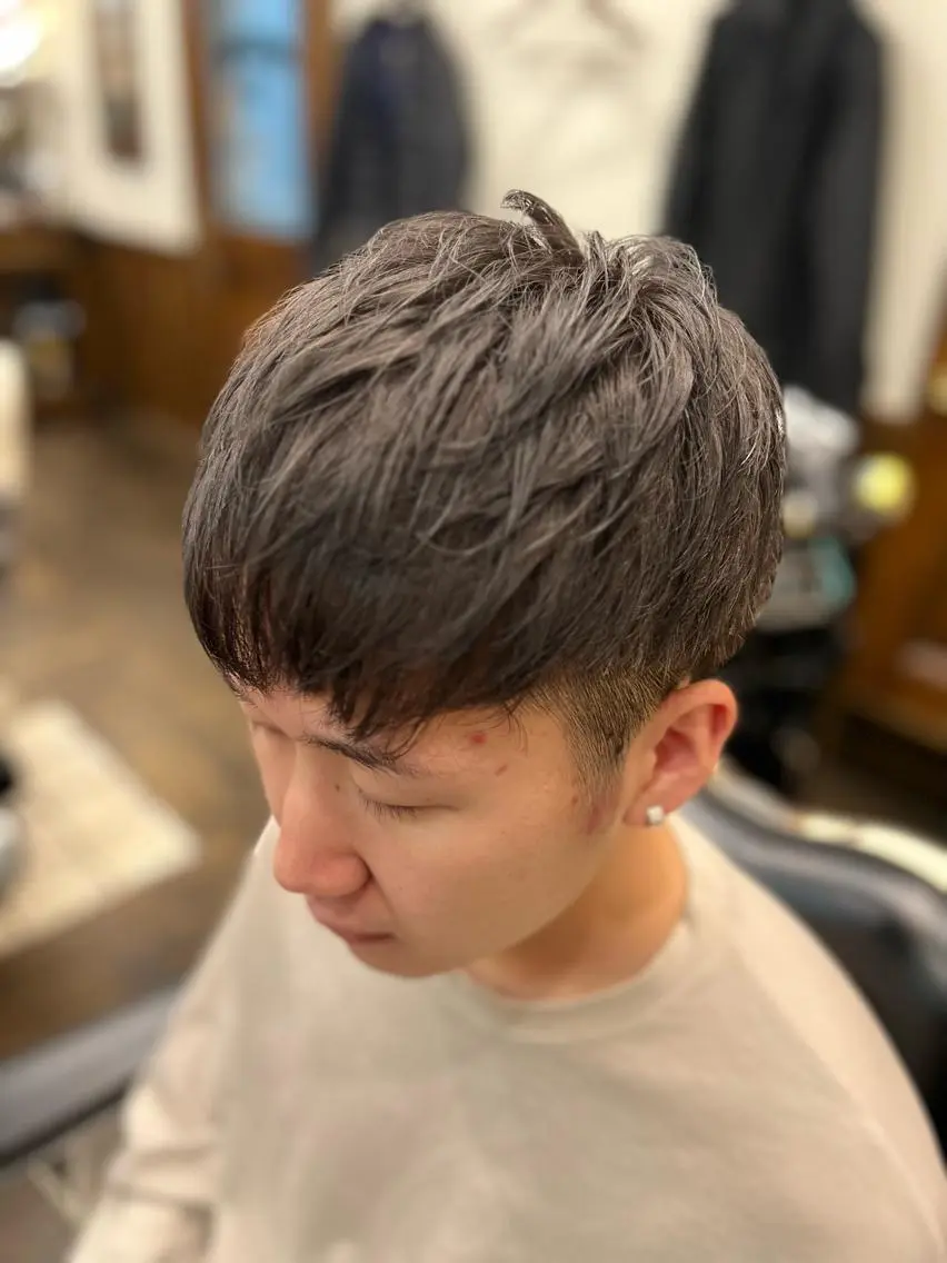 ショート メンズ 猪井 明のヘアスタイル