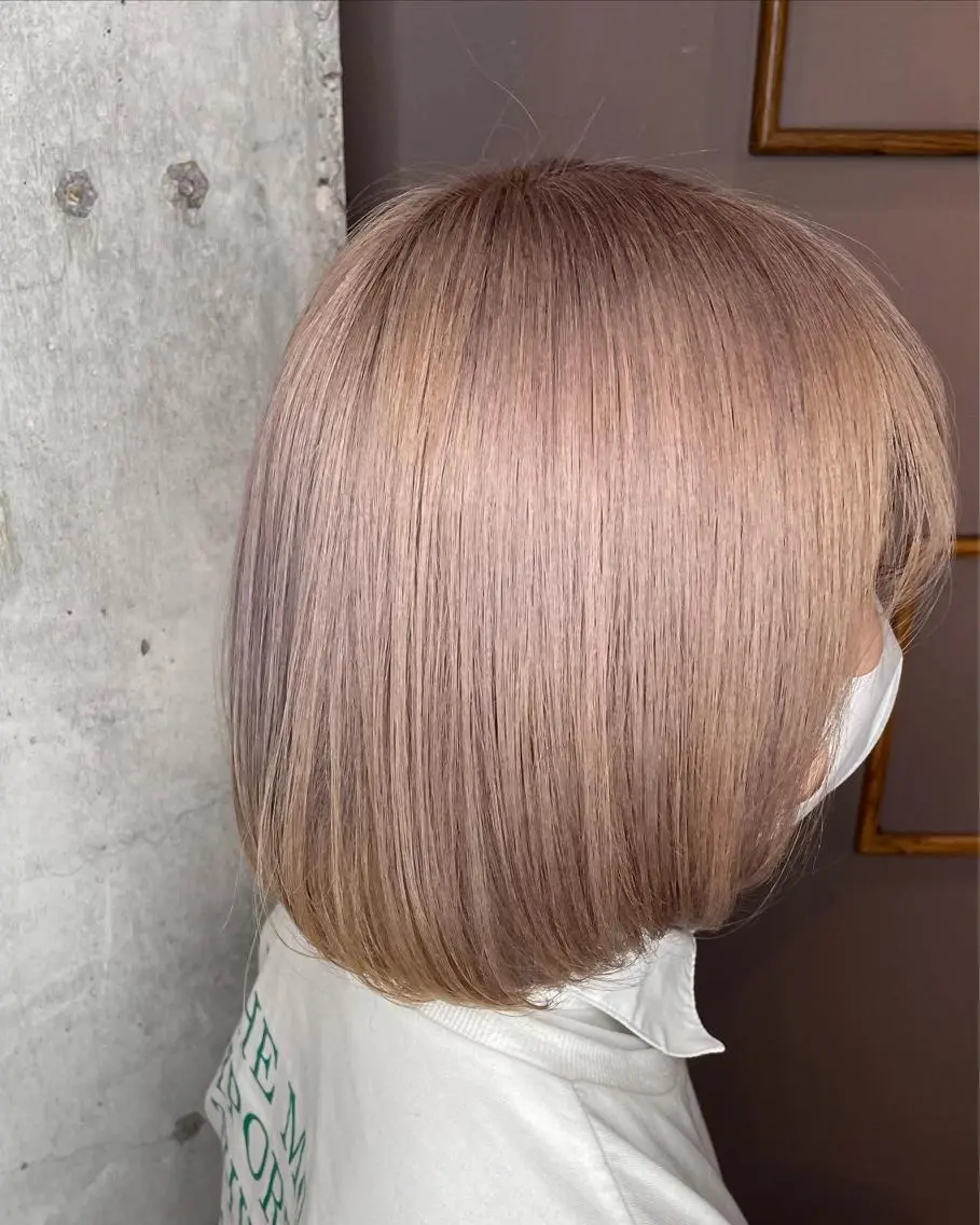 ミディアム カラー STELLA 小林優真のヘアスタイル