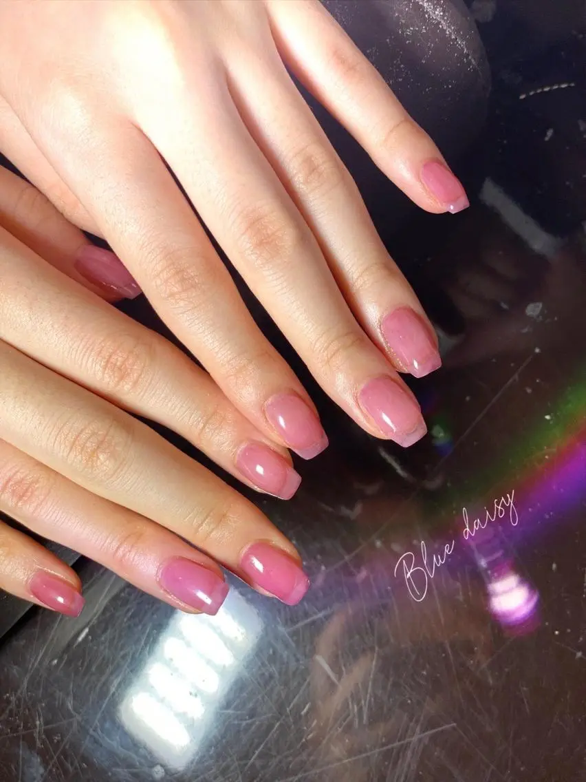 ネイル パープル Blue daisy 栄本店のネイルデザイン