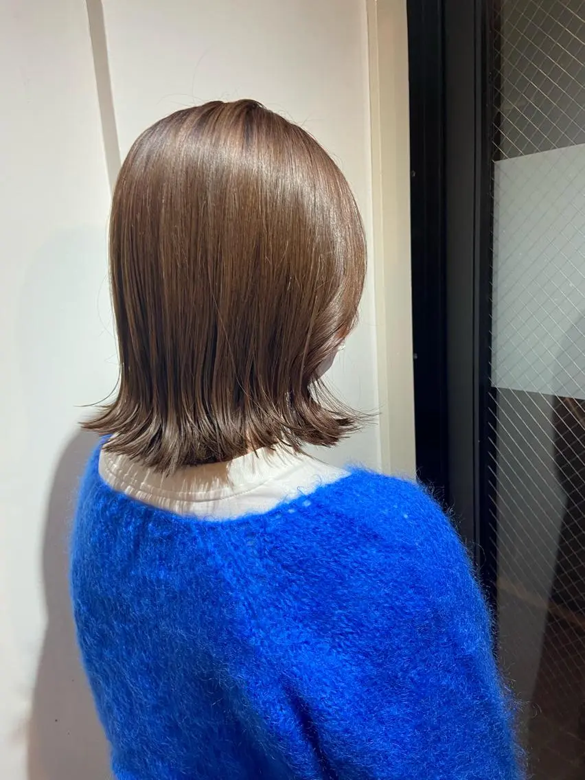 ミディアム 透明感カラー/ 加瀬たまものヘアスタイル