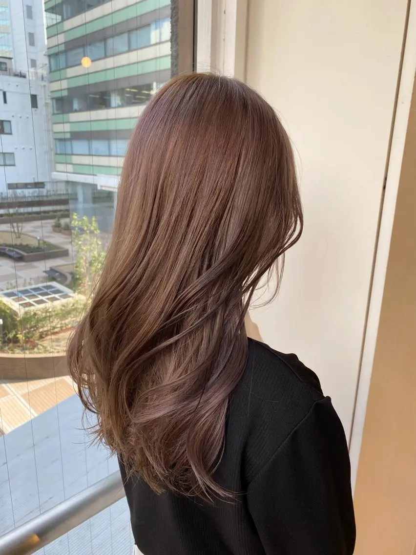 ロング カラー カット ヘアカラー トリートメント 💎透明感カラー 松本ミキ💎のその他イメージ
