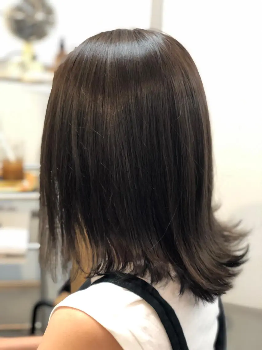 ミディアム carre hair 店長 中園 武士のヘアスタイル
