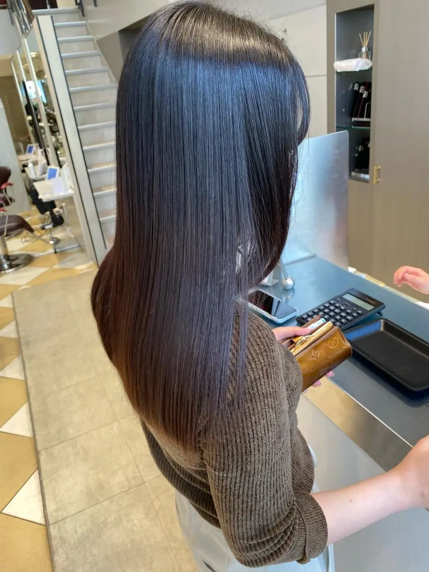 ロング 髪質改善 トリートメント 酸熱トリートメント カット トリートメント ヘアセット 💜髪質改善美髪💜 星野清光のヘアスタイル
