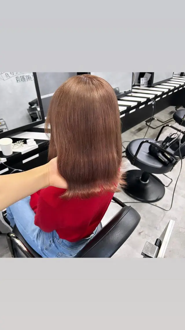 ミディアム 縮毛矯正・髪質改善 特化 出納 直起のヘアスタイル