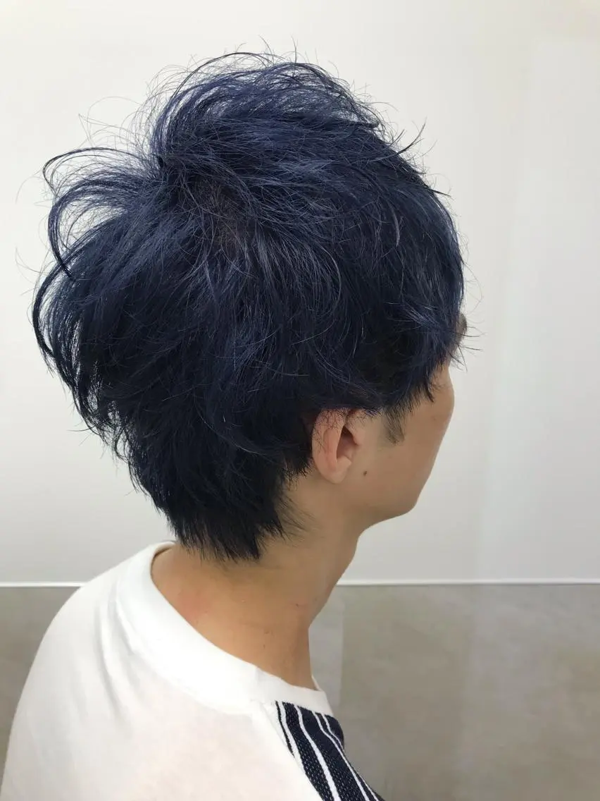 ショート メンズ メンズブリーチ ere hair salonのヘアスタイル