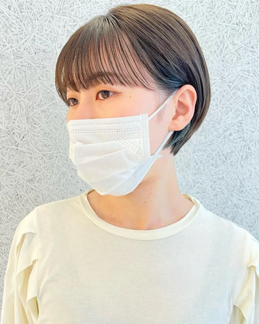 ショート カラー ショートヘア カット ヘアカラー トリートメント SOYON 🤍CHIZU🤍.のヘアスタイル