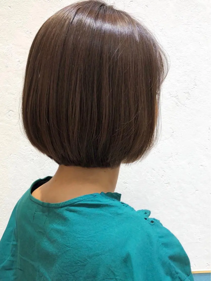 ショート カラー 似合わせボブ💓/ 美髪縮毛✨豊嶋龍佑のヘアスタイル