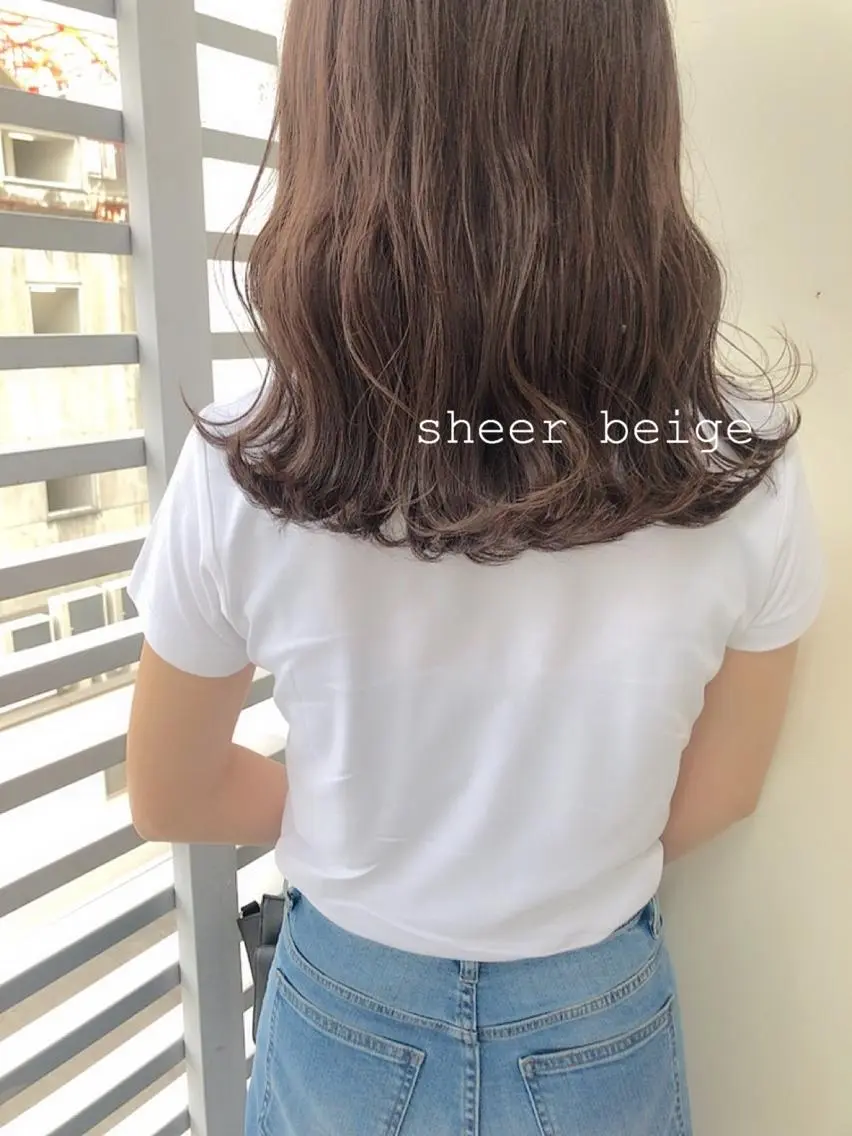セミロング カラー ヘアアレンジ カット ヘアカラー パーマ NANA/trend style🕊🍑のヘアスタイル