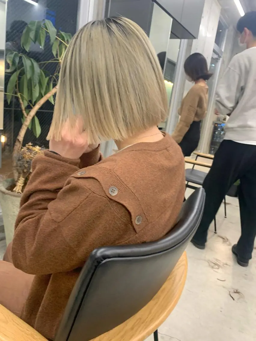 ショート カラー ボブ カット sakoda shunkiのヘアスタイル