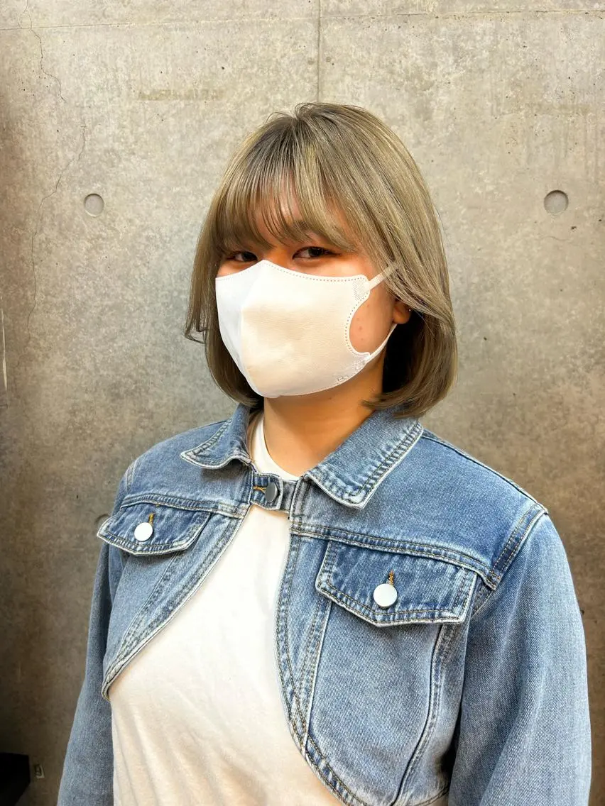 カラー すずき さくやのヘアスタイル
