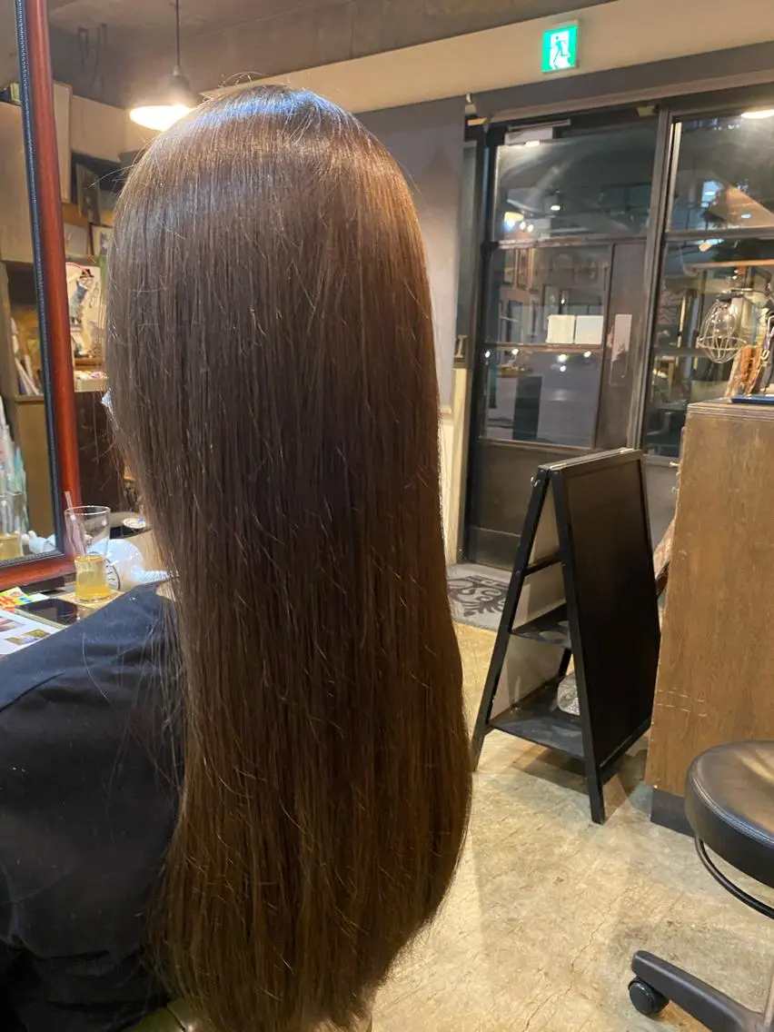 カラー ブラウンカラー 岡本 蓮太のヘアスタイル