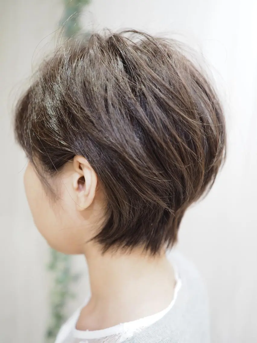 ショート ショートヘア 【全部無料🙇】 おがわようしんのヘアスタイル