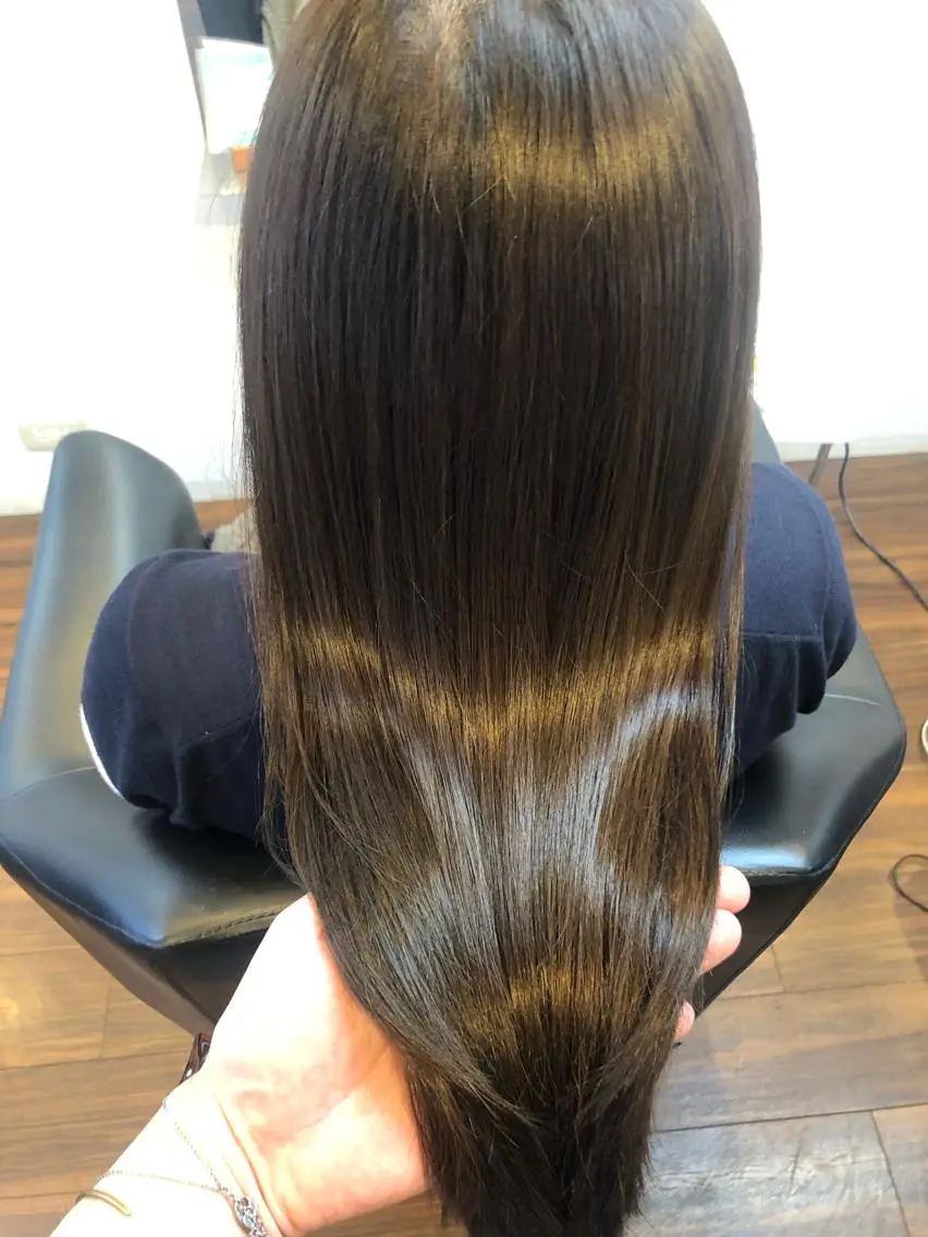 セミロング 髪質改善 トリートメント 松田 光雄のヘアスタイル
