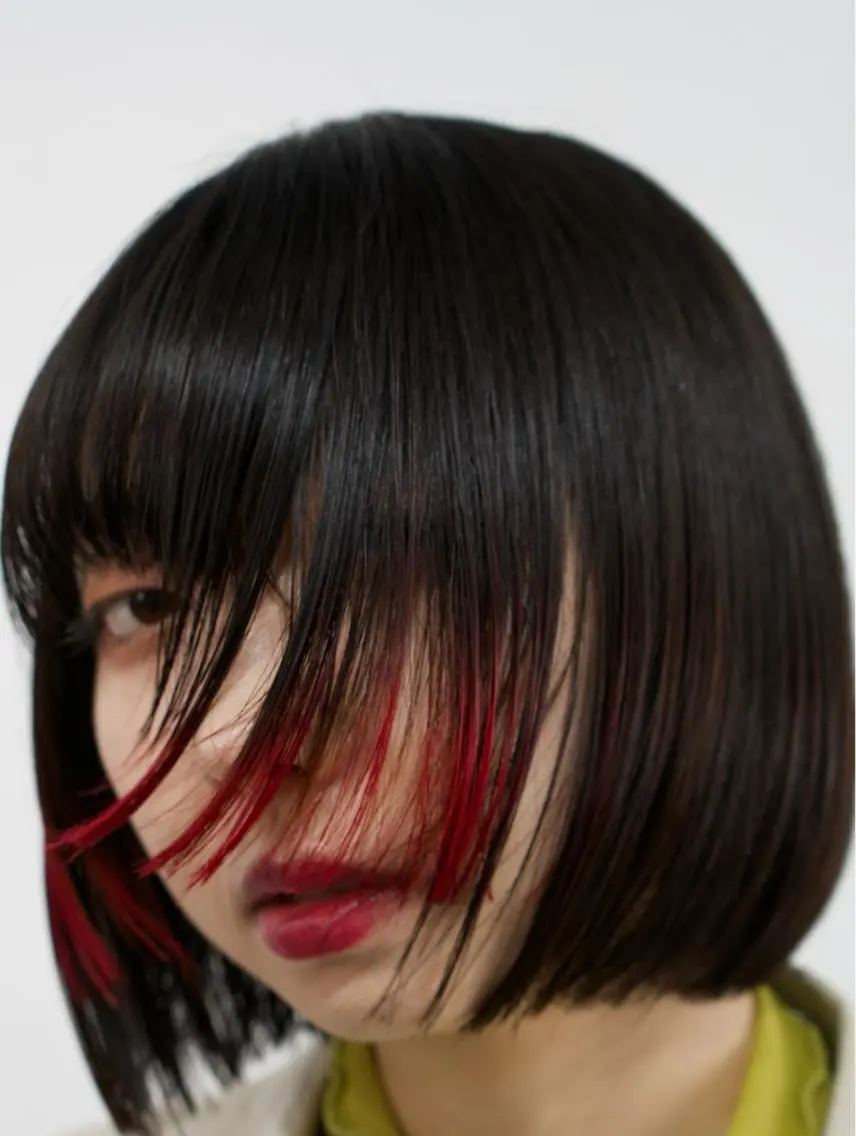カラー Yuto /レイヤー、ウルフのヘアスタイル