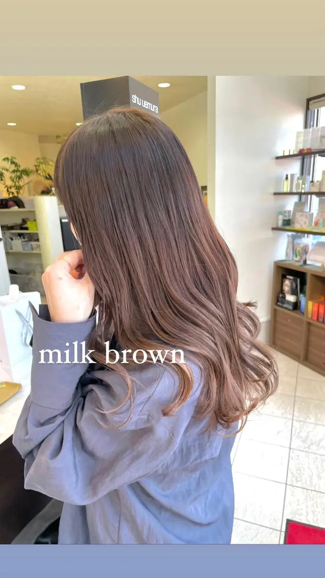 ロング カラー カット ヘアカラー トリートメント コレットヘアー 田中アヤノのヘアスタイル