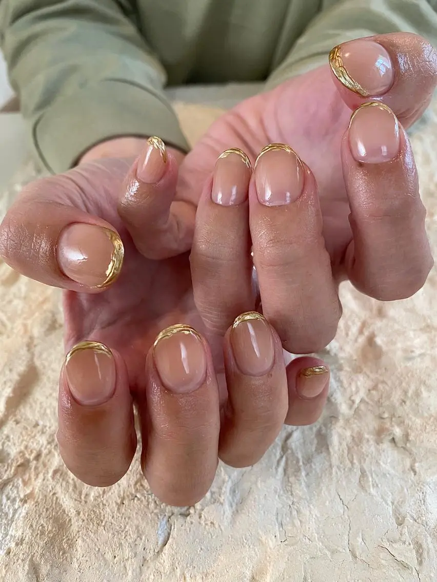 ネイル フレンチネイル ハンドネイル and M. nailのネイルデザイン