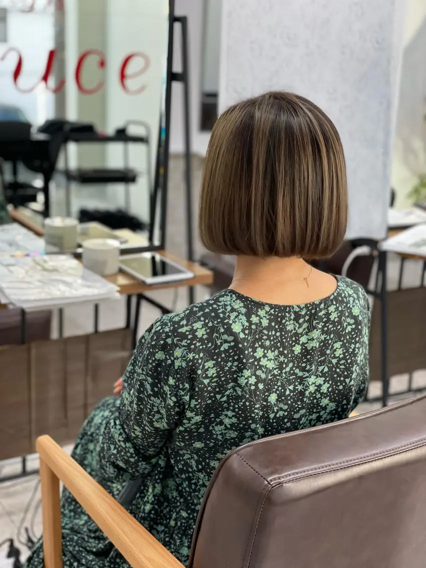 ショート カラー ボブ カット ヘアカラー カラー特化サロン ピリナ相武台前のヘアスタイル