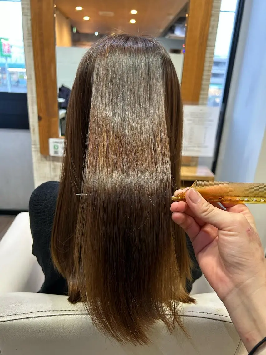 ロング 平野 佑有のヘアスタイル