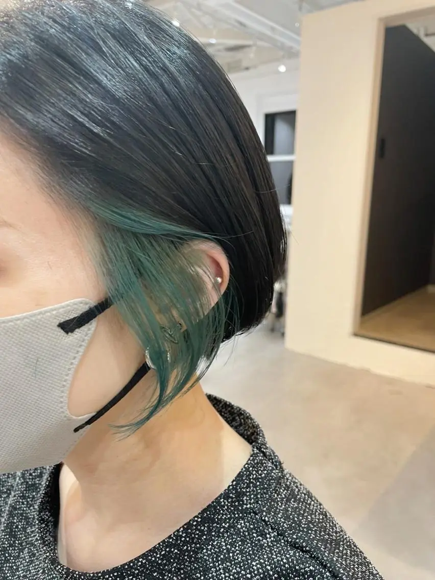 ショート ヘアカラー トリートメント ✂︎マンツーマン施術 ａｙｅ✂︎のヘアスタイル