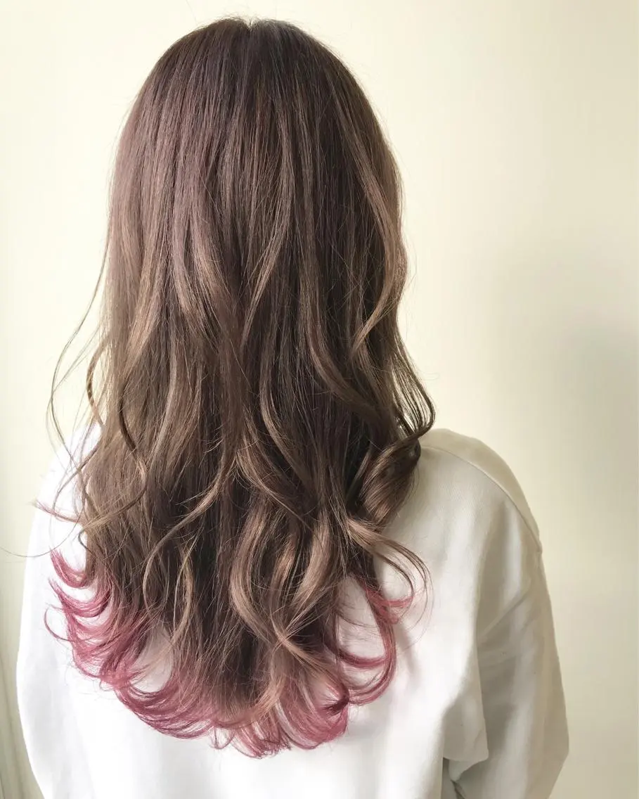 ロング カラー ヘアアレンジ ネイル マツエク・マツパ LANDSグループ ヘア&アイサロンのマツエク・マツパデザイン
