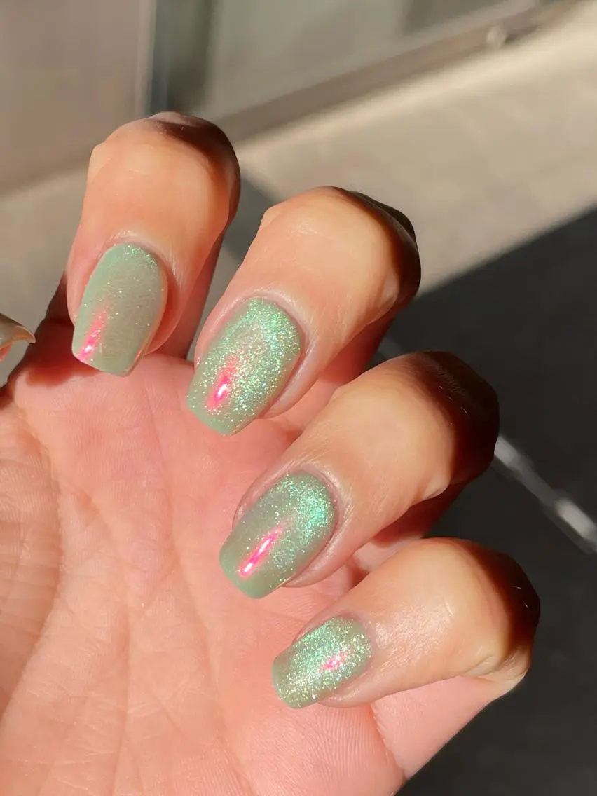 ネイル マグネットネイル ミラーネイル Nail salon Euphoriaのネイルデザイン