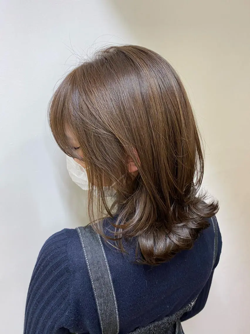 ミディアム ミディアムレイヤー レイヤーカット メンズ特化 刈り上げない/金井のヘアスタイル