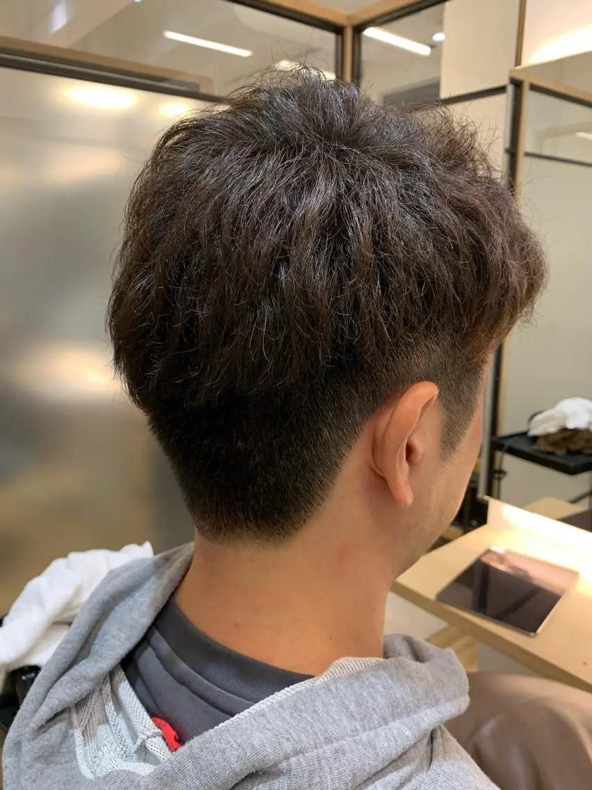 メンズ メンズパーマ ツーブロック ゆうき あすかのヘアスタイル