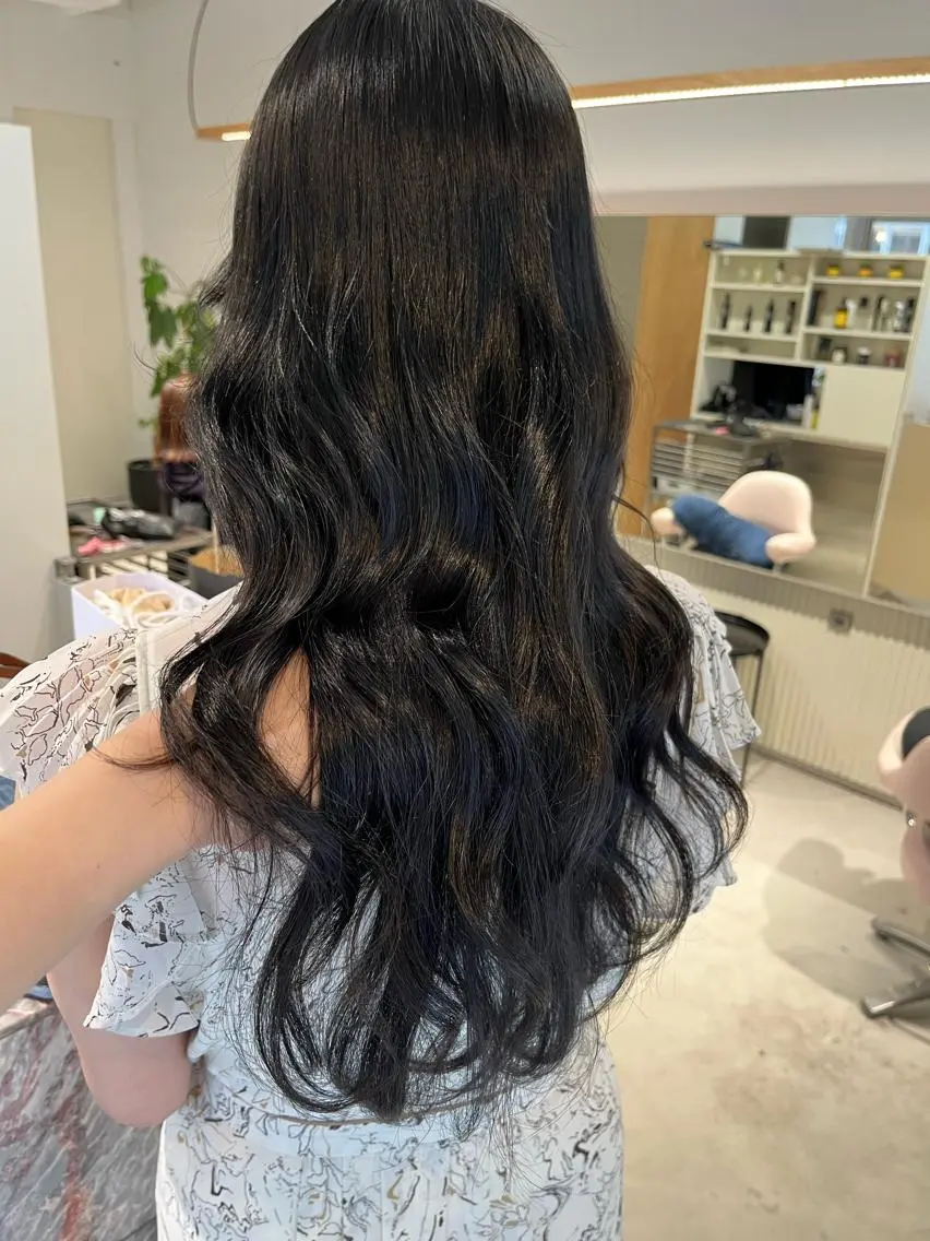 ロング カラー 池田 寿子のヘアスタイル