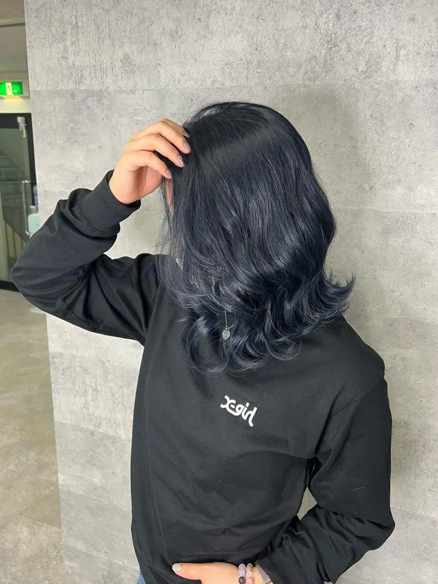 ミディアム カラー ヘアカラー シールエクステ特化 ハイトーン、NANAのヘアスタイル