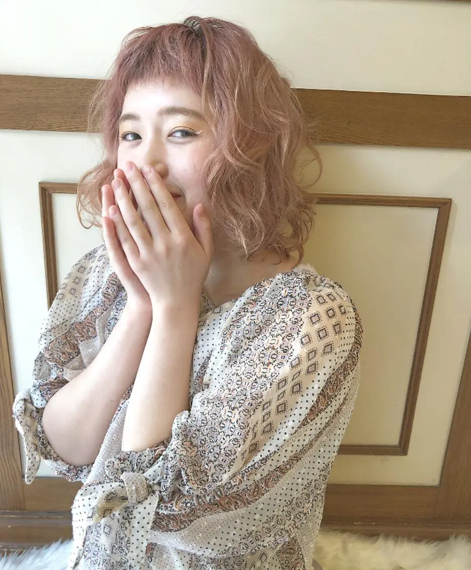 ミディアム sakamoto sayaのヘアスタイル