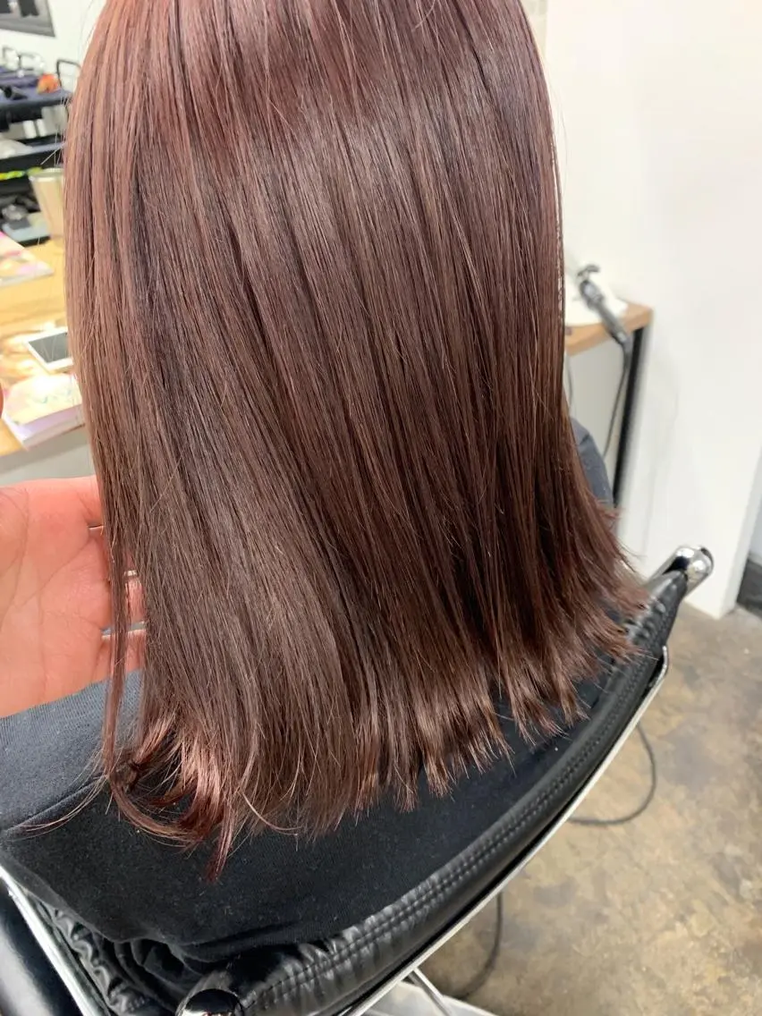ミディアム 初めてでも失敗しない 透明感カラー Miiのヘアスタイル