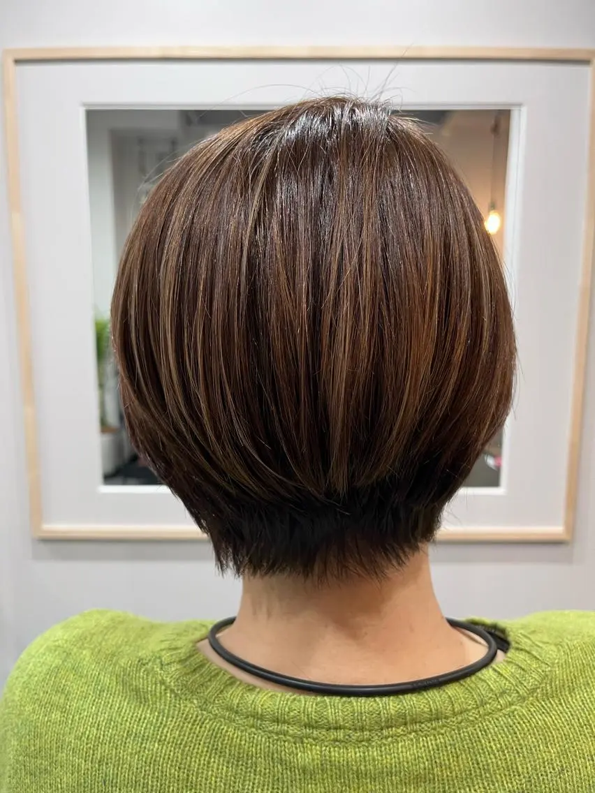 ショート カラー liL hair サトウリョウタのヘアスタイル