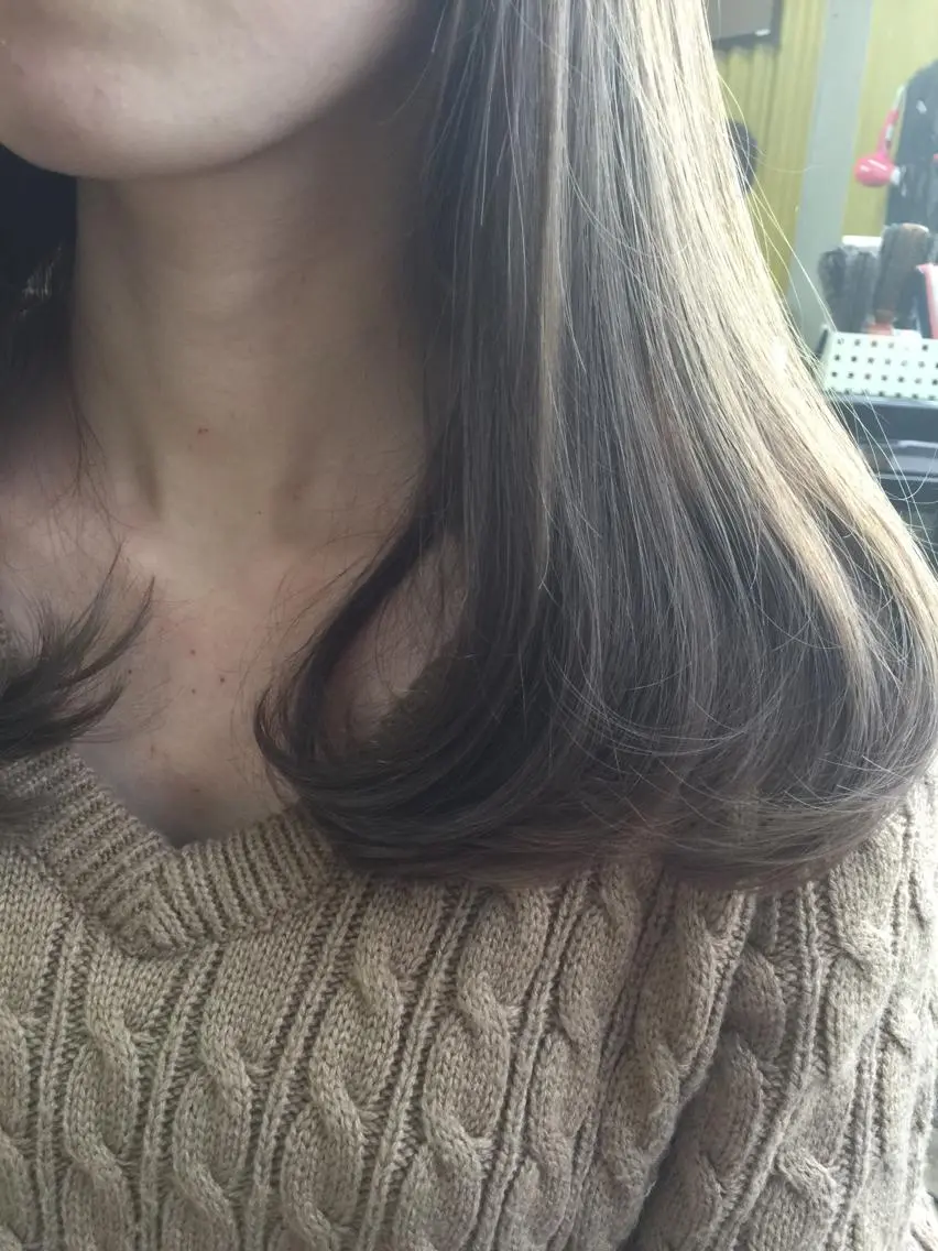 カラー ベージュカラー 中村 海のヘアスタイル