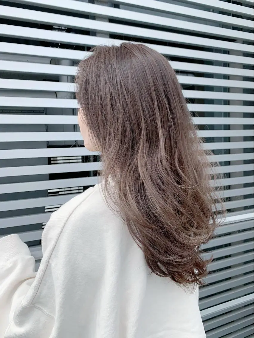 ロング カラー パーマ ハイライトカラー ハイライト ボブ/ショート得意 安西駿一　【銀座】のヘアスタイル