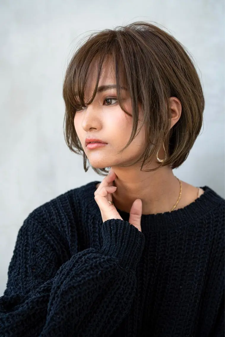 ショート カラー カット ヘアカラー トリートメント 🉐レイヤー/塩見 弘樹🉐渋谷のヘアスタイル