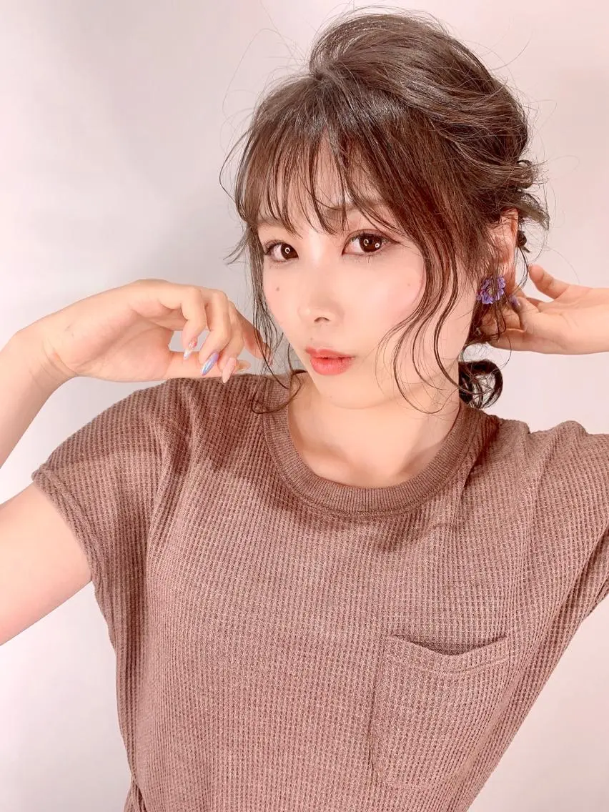 セミロング ヘアアレンジ TAKAHASHI LEAPSのヘアスタイル