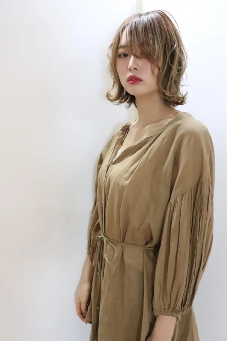 ミディアム ヘアカラー トリートメント gran (グラン)のヘアスタイル
