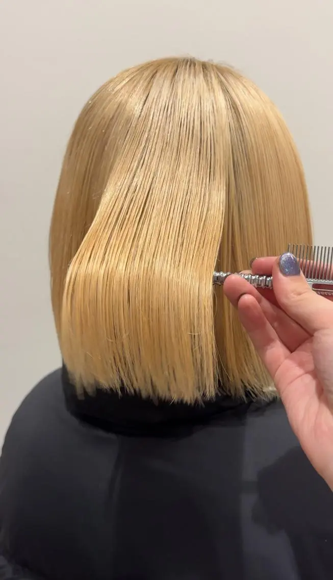 ロング カラー カット ヘアカラー トリートメント 柔らかハイトーン/ 美髪💙ྀི/ミナルのヘアスタイル