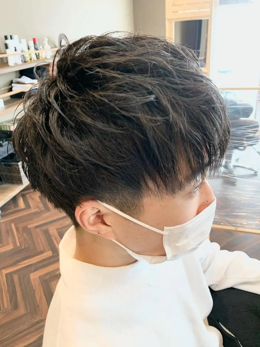 ショート メンズ マッシュ ショートヘア カット FLAGS YAMATOのヘアスタイル